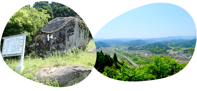 心の山、霊石山(れいせきざん)へ