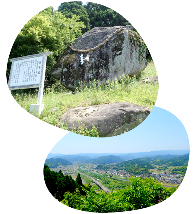 心の山、霊石山(れいせきざん)へ