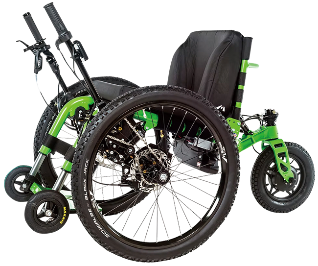 アウトドアモビリティ（アウトドア用車いす）e-Trike