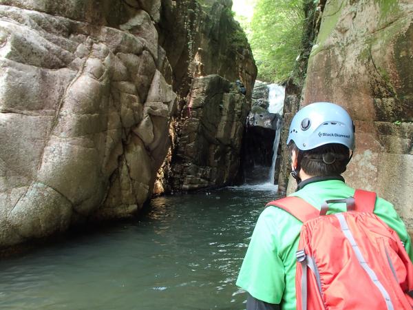 夏は沢！短いコースでも夏を満喫できます！
