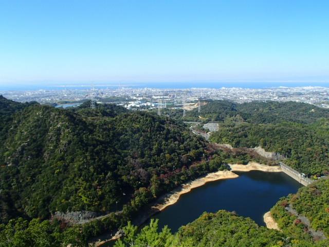 展望台から大阪湾を望む。何回見てもいい景色です！