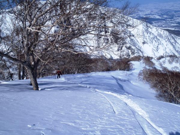 いよいよ滑走開始です。右側の雪屁に気を付けて～！