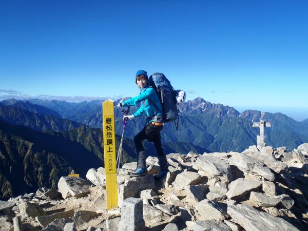 300名山　唐松岳2696m