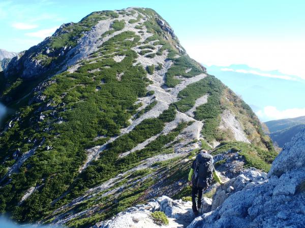不帰Ⅲ峰は難なく通過。