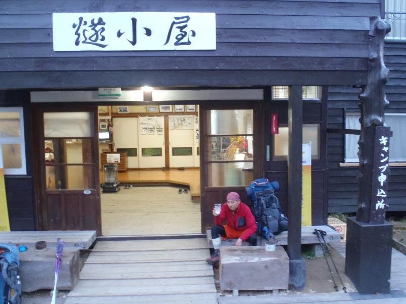 今夜の幕営地は見晴キャンプ場。お疲れ様でした。