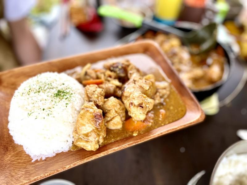 ランチはカレーライス