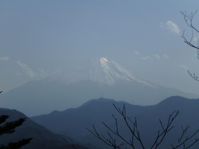 富士山は霞んでました・・・
