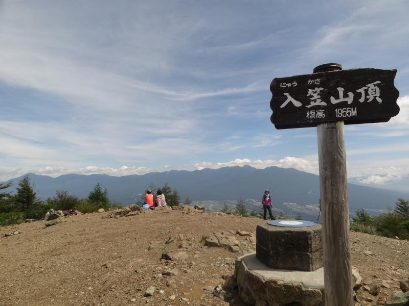八ヶ岳一望の入笠山