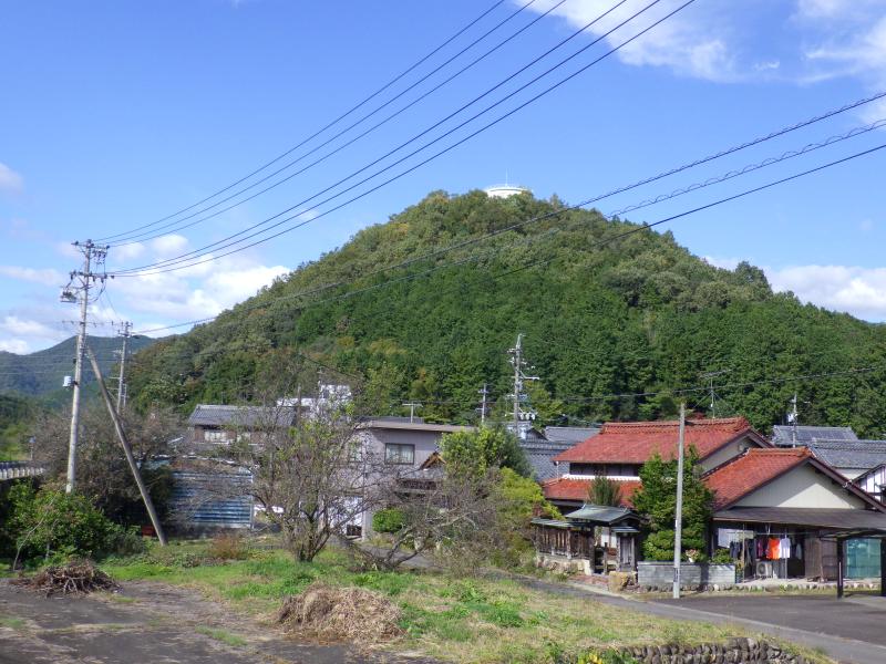 水道タンクがある水道山