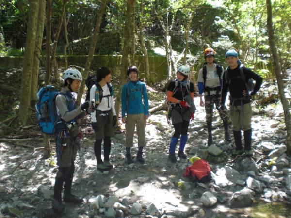 各自装備のチェック完了。わくわくのスタート！