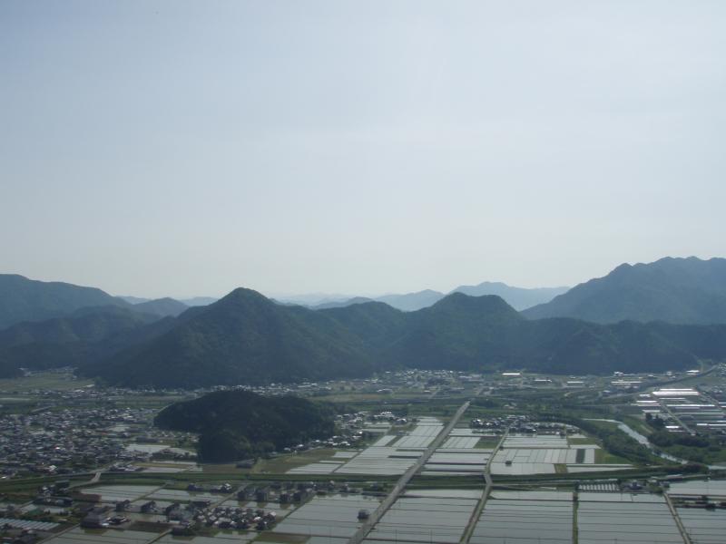 弘浪山の展望所からの眺め