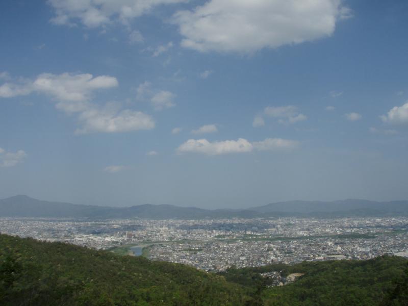 ハイノキ坂の展望台からの眺め