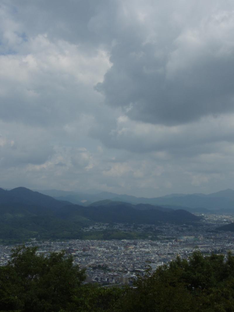 松尾山の山頂からの眺め