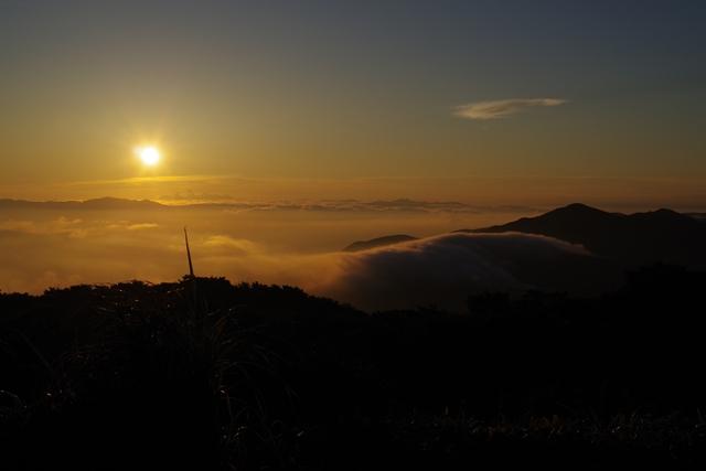 井原山へ。日の出を見に出かけます。
