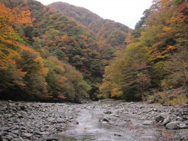 神ノ川は立派な渓谷です