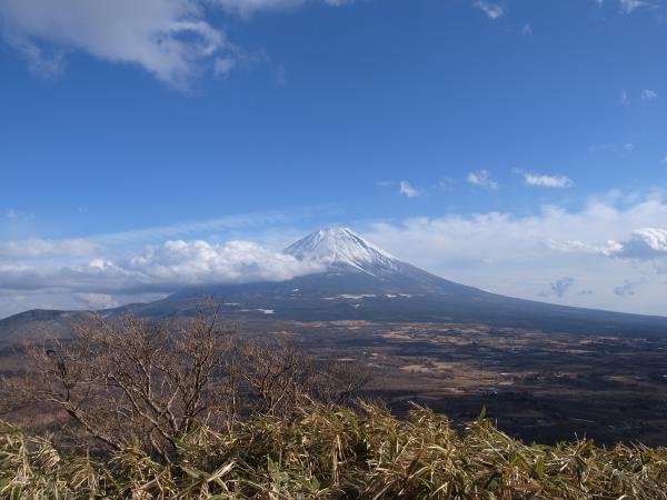 最後に顔を見せてくれた富士山。