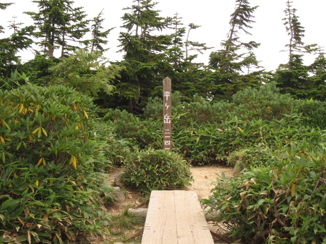 平ヶ岳山頂