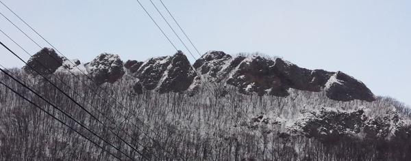 冬の八剣山