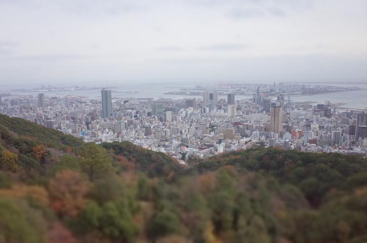 錨山からは神戸の街が見渡せます。