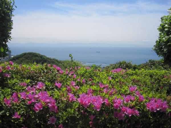 須磨の海を一望～