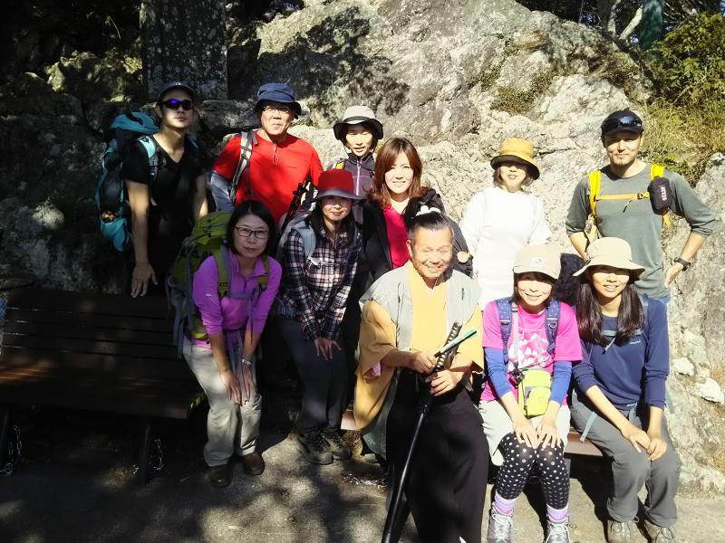 金華山での登山学校に同行してきました。