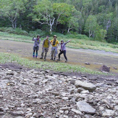 水晶池　渇水！