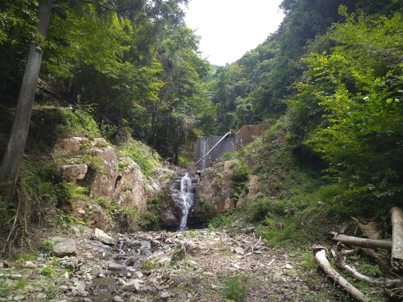 滝ノ沢　入渓地点。2段5m(Ⅲ)