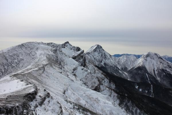 硫黄岳からです。