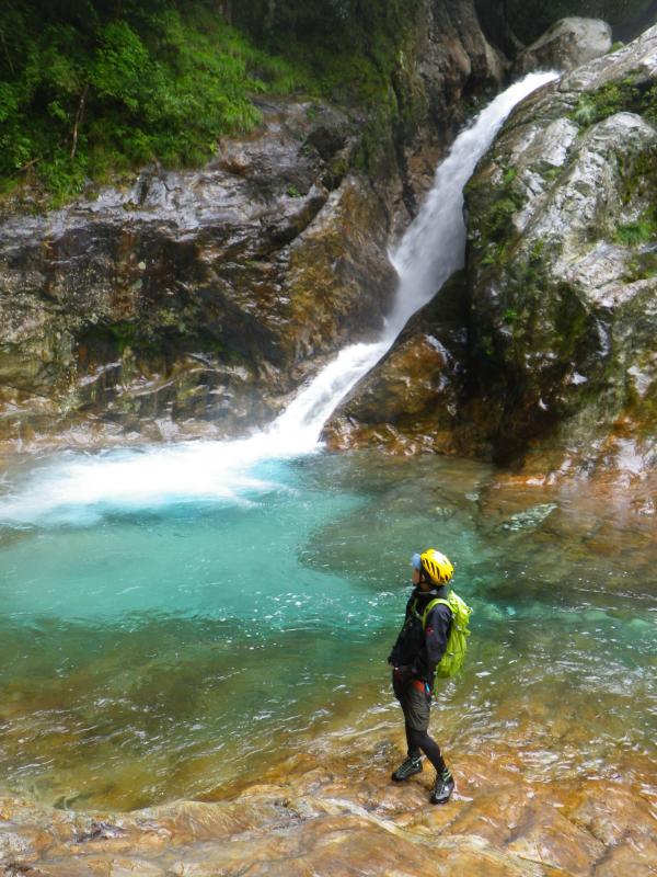 マイナスイオンを浴びて。