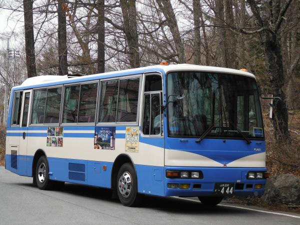 韮崎駅からお世話になるな山梨峡北交通のバス。このバスのお陰で山域へのアクセスがとても便利になった。