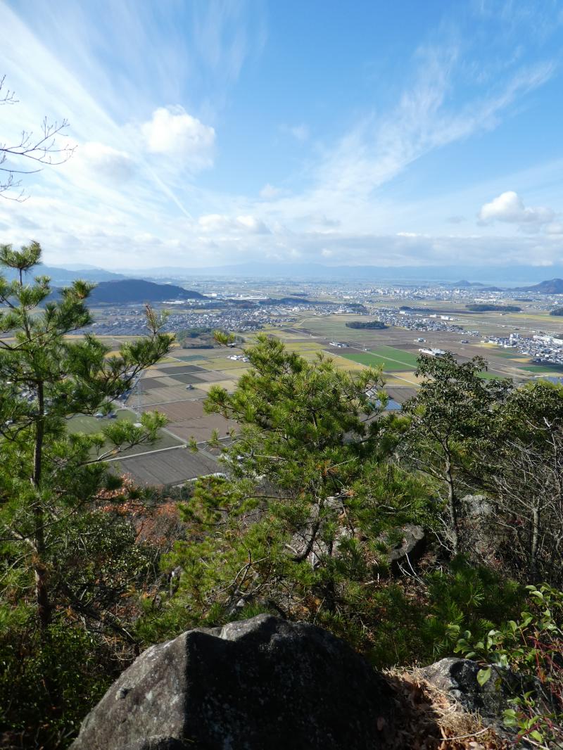 岩戸山からの展望。