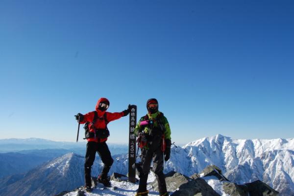 快晴の西穂高岳独標！！！