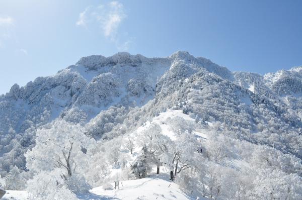 冬の石鎚山！かっこいい！