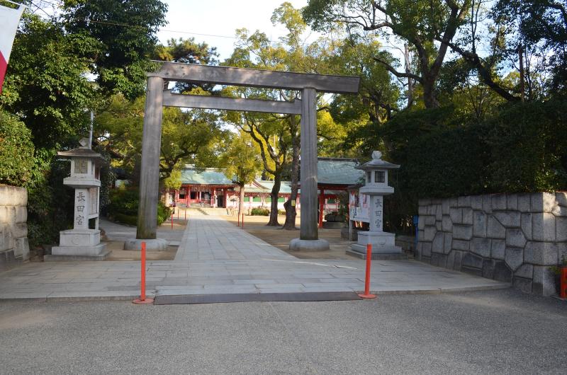 いつものように長田神社でお参りをしてから出発します