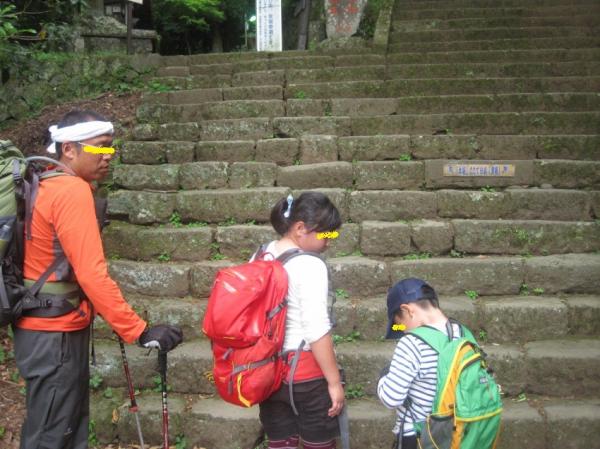 さて！頑張って登りましょう！　