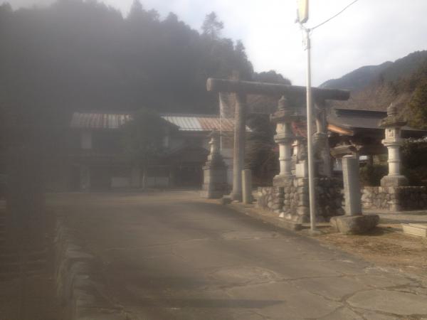出発の地、加蘇神社
