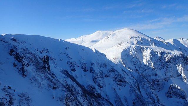 登攀中は大雪山の景色を堪能！