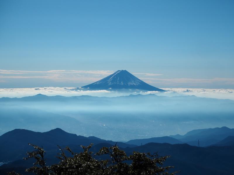 秀麗すぎる富士山。2018カレンダーに採用されないかな。