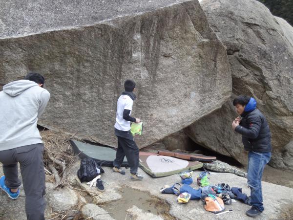 早速、豆餅三段+