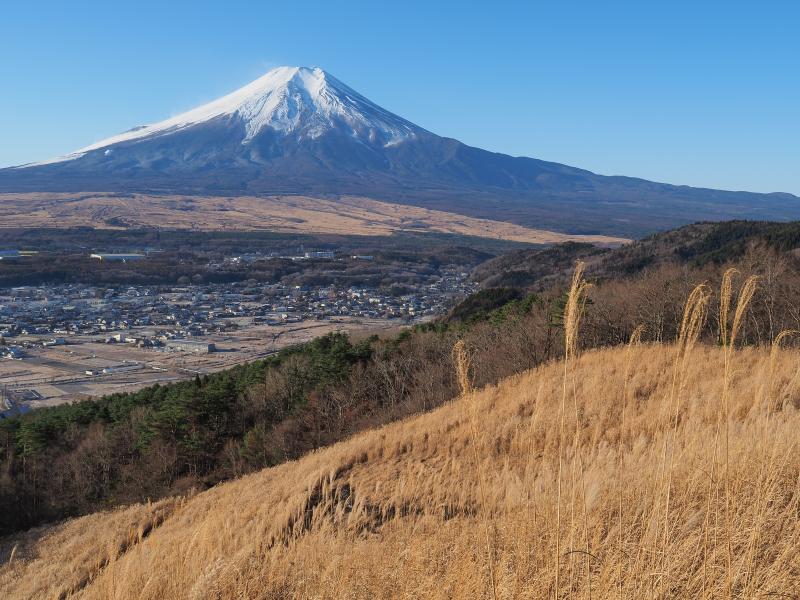 富士山の見える山「杓子山・石割山」へ