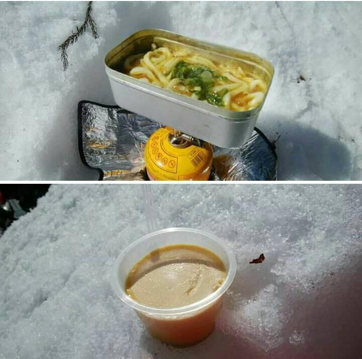 本日の戸倉亭のおすすめはメステインの讃岐のカレーうどんと道の駅プリン　バニラビーンズ入り