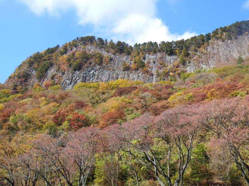 屏風岩と紅葉