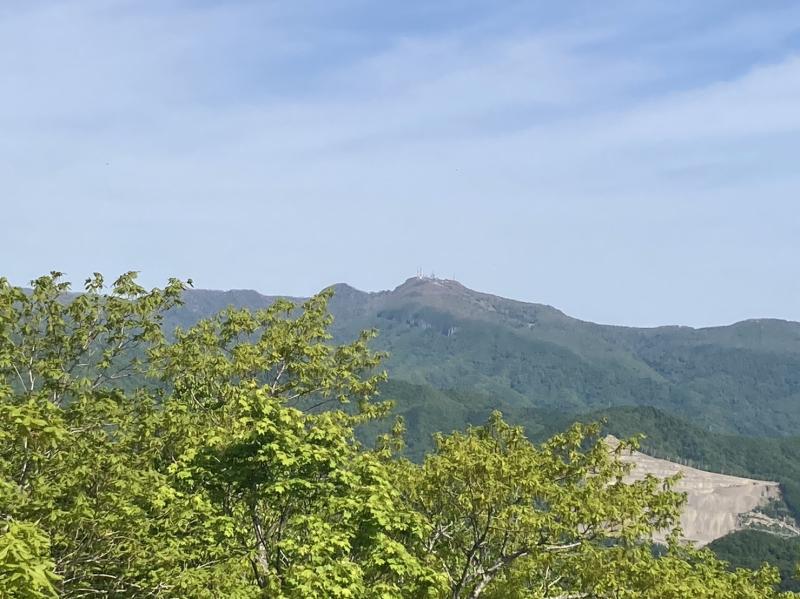 昨日登った手稲山。