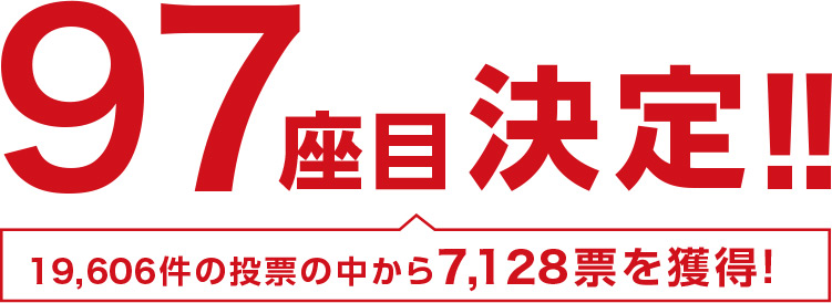 97座決定