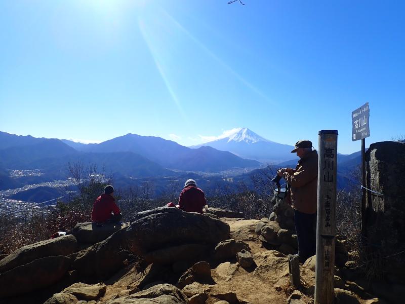 高川山のおすすめコース画像