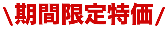 期間限定特価