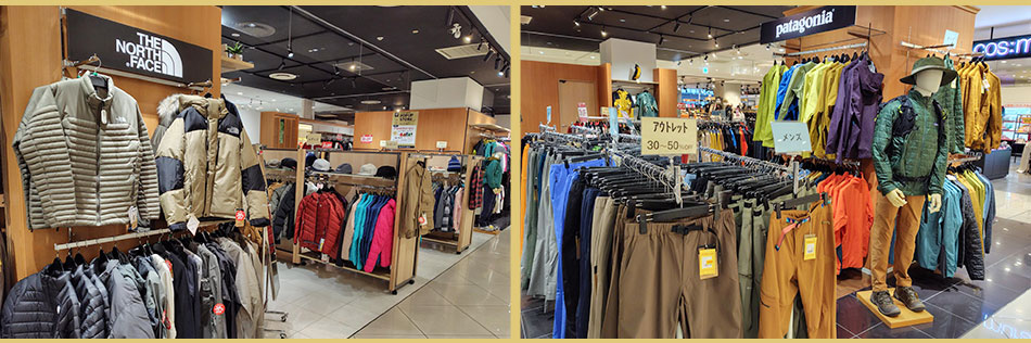 POPUP STORE会場（アウトドアバーゲン）