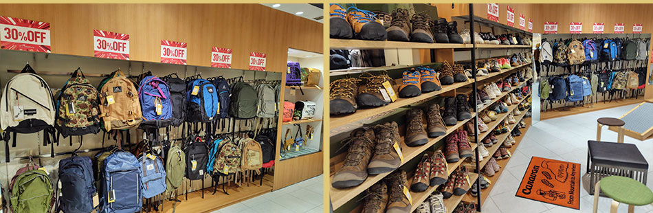 POPUP STORE会場（アウトドアバーゲン）