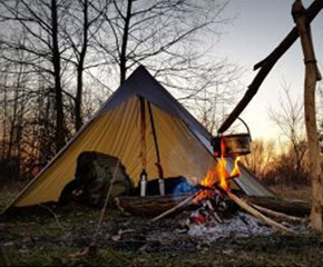 ULTRALIGHT - Tarp 3x3 / dark olive