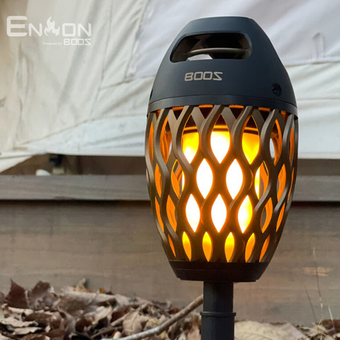 炎の様に揺らめくLEDランプスピーカー